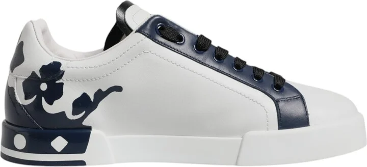 White Blue Crown Low Top Men Sneakers Men's Shoes (Pre-Owned)
