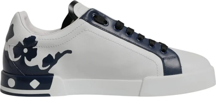 White Blue Crown Low Top Men Sneakers Men's Shoes (Pre-Owned)