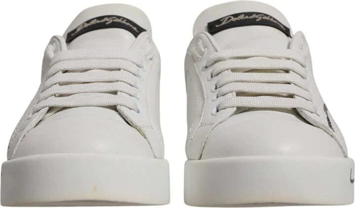 White Blue Logo Portofino Sneakers Women's Shoes (Pre-Owned) - Image 2