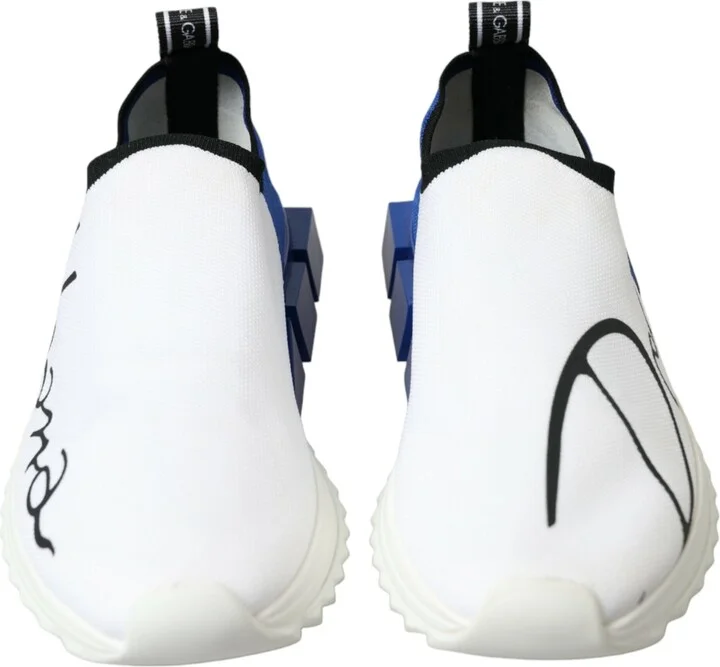 White Blue Sorrento Low Top Men Casual Sneakers Men's Shoes - Image 2