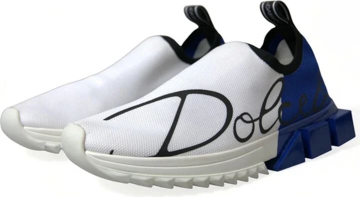 White Blue Sorrento Low Top Men Casual Sneakers Men's Shoes - Image 3