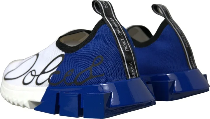 White Blue Sorrento Low Top Men Casual Sneakers Men's Shoes - Image 4