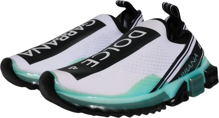 White Blue Sorrento Slip On Sneakers Men's Shoes - Image 3