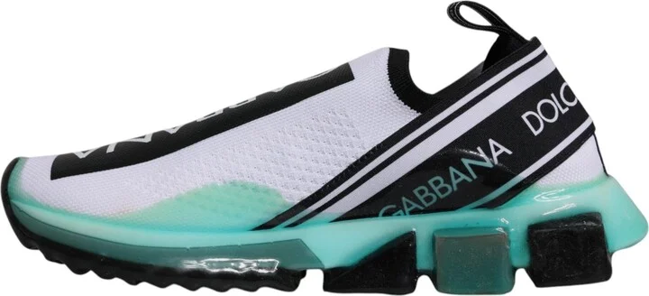 White Blue Sorrento Slip On Sneakers Men's Shoes - Image 5