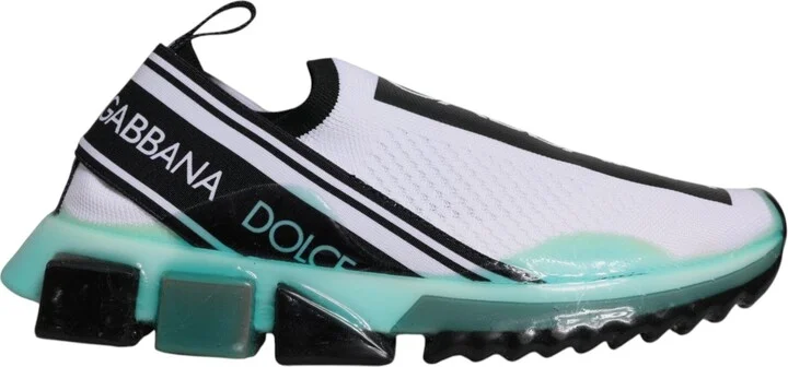 White Blue Sorrento Slip On Sneakers Men's Shoes