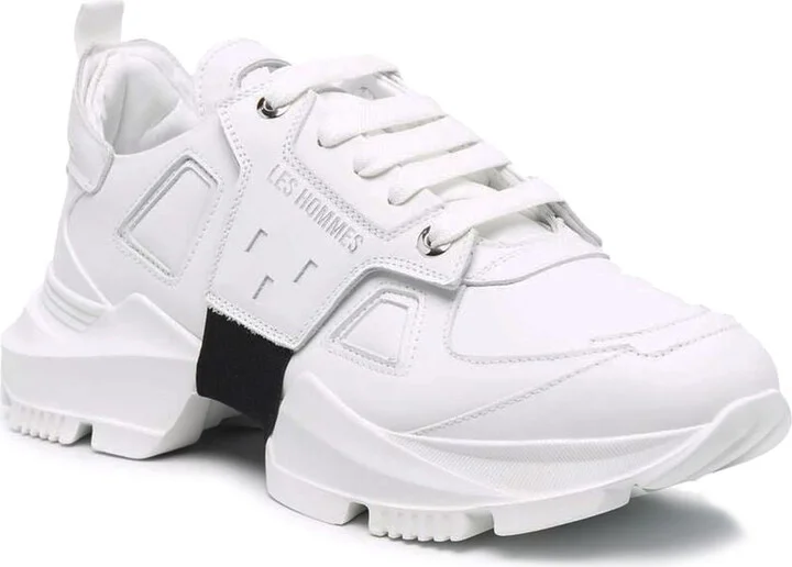 White Calfskin Men Men's Sneaker - Image 3