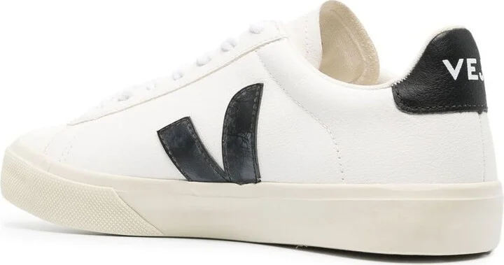 White Campo Leather Sneakers - Image 3