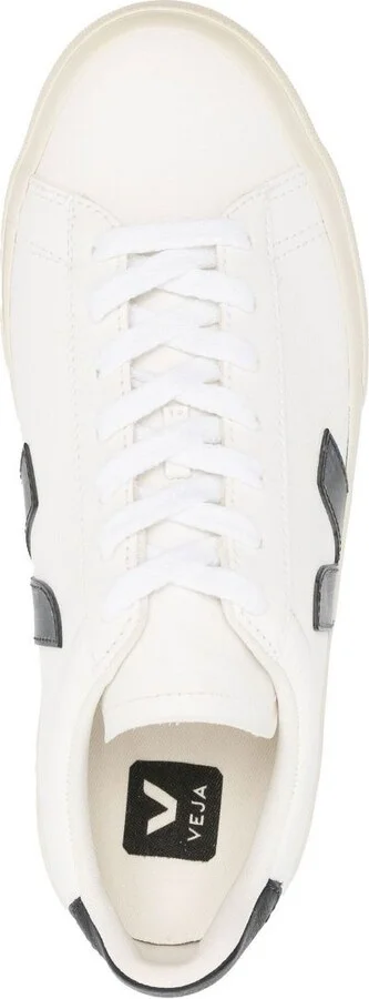 White Campo Leather Sneakers - Image 4