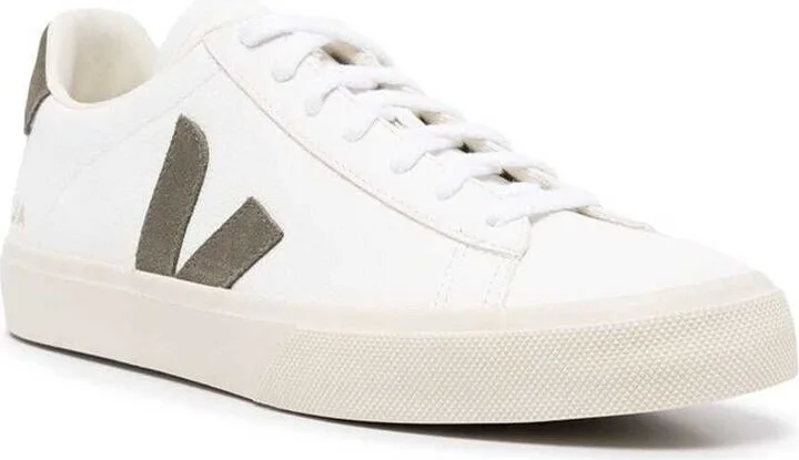 White 'Campo' Sneaker With Side Logos In Vegan Leather Man - Image 2