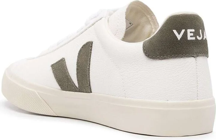 White 'campo' Sneaker With Side Logos In Vegan Leather Man - Image 3