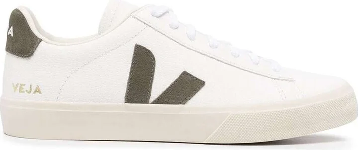 White 'Campo' Sneaker With Side Logos In Vegan Leather Man