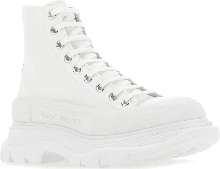 White Canvas Canvas Sack Sneakers - Image 2