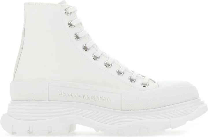 White Canvas Canvas Sack Sneakers