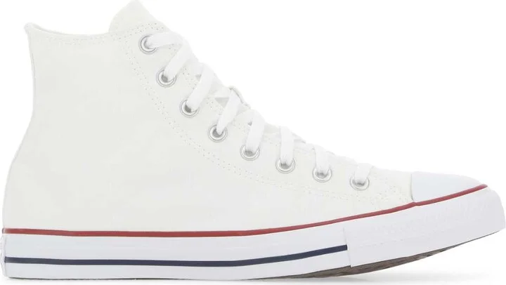 White Canvas Chuck Taylor Hi Sneakers
