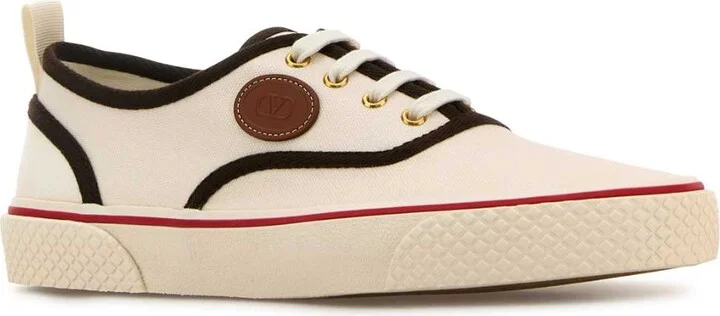 White Canvas Nojoke Sneakers - Image 2