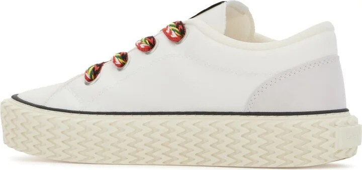 White Canvas Sneakers - Image 3