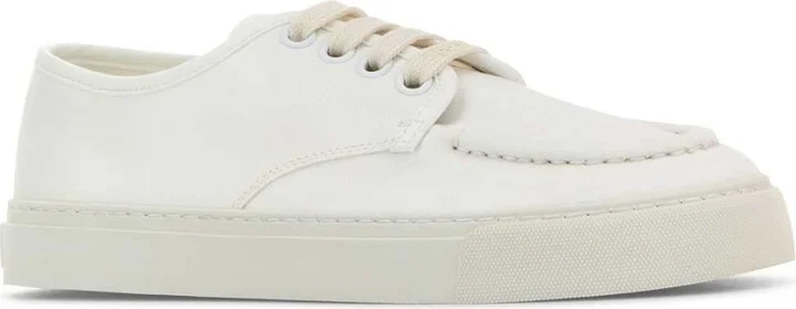 White Canvas Sneakers - Image 2