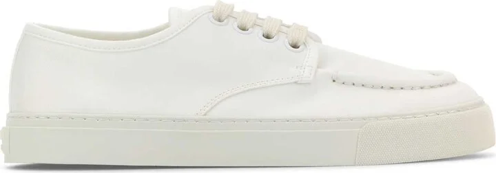 White canvas sneakers