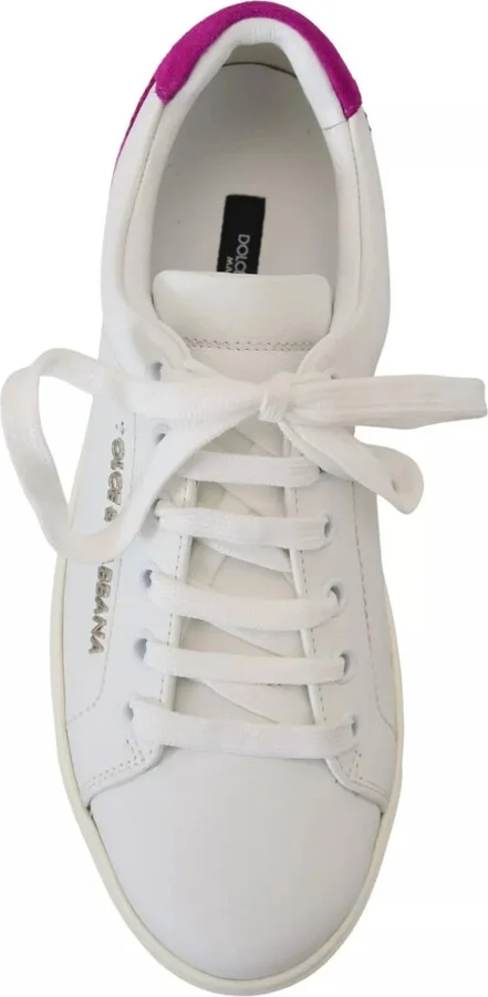 White Classic Sneakers Women Leather Women's Shoes (Pre-Owned) - Image 3