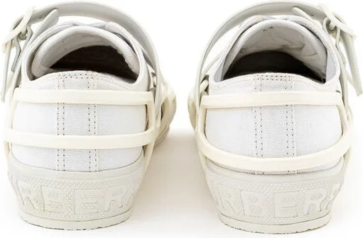 White Cotton Men's Sneaker - Image 3