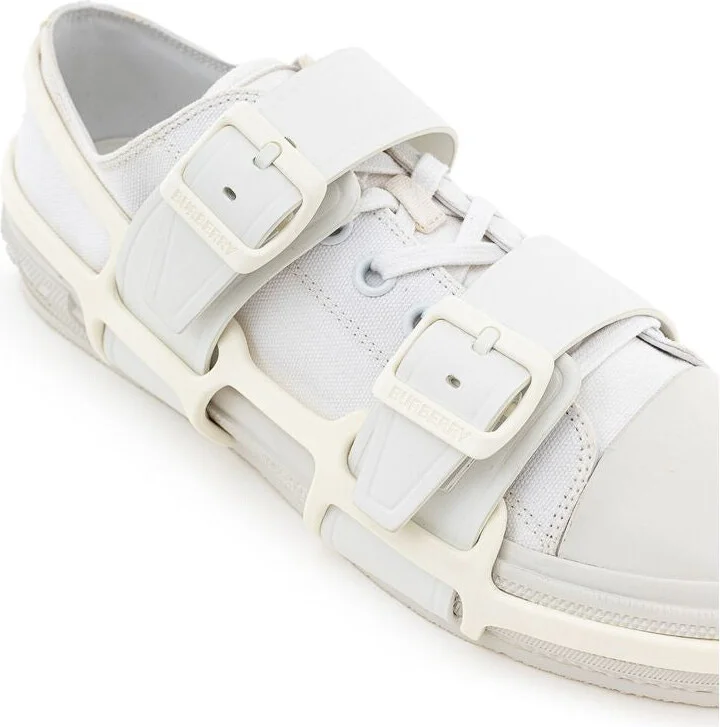 White Cotton Men's Sneaker - Image 6