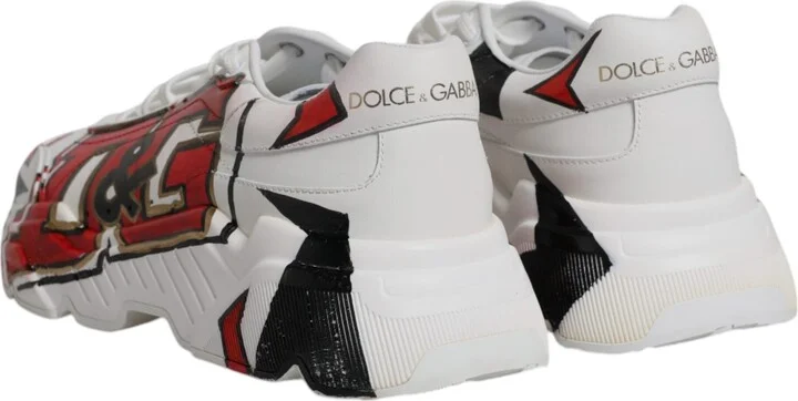 White Daymaster Hand Painted Sneakers Men's Shoes (Pre-Owned) - Image 5