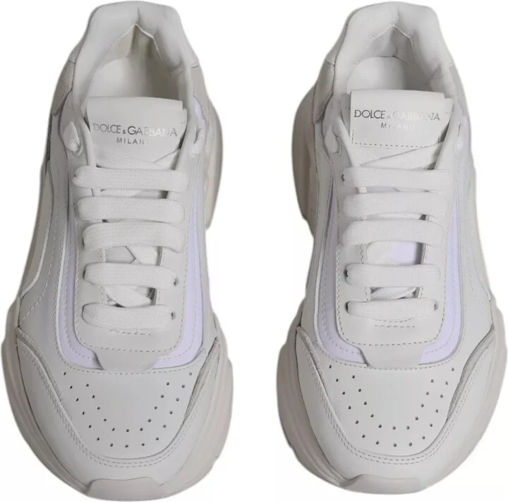 White Daymaster Low Top Mens Sneakers Men's Shoes (Pre-Owned) - Image 4