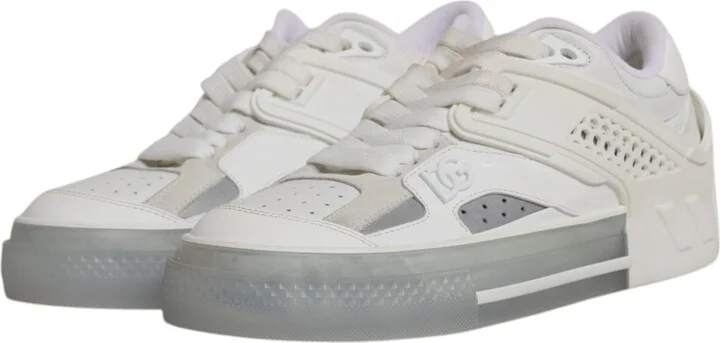 White DG Logo CUSTOM 2.Zero Sneakers Men's Shoes - Image 4