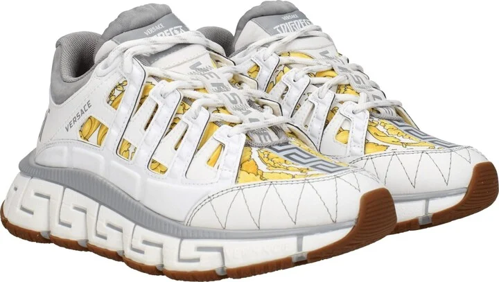 White Fabric Athletic Women's Sneakers - Image 2