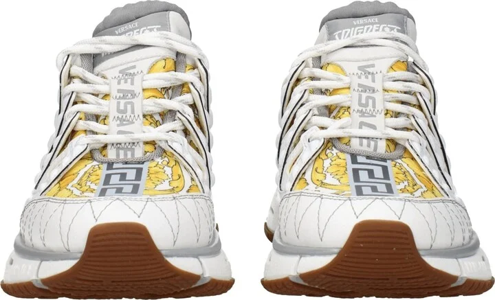 White Fabric Athletic Women's Sneakers - Image 3