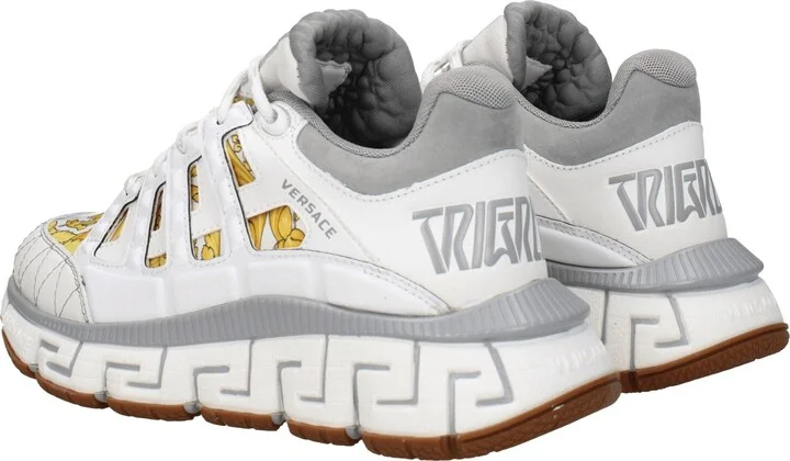 White Fabric Athletic Women's Sneakers - Image 4