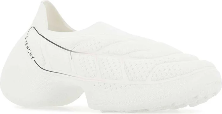 White Fabric Tk-360+ Slip Ons - Image 2
