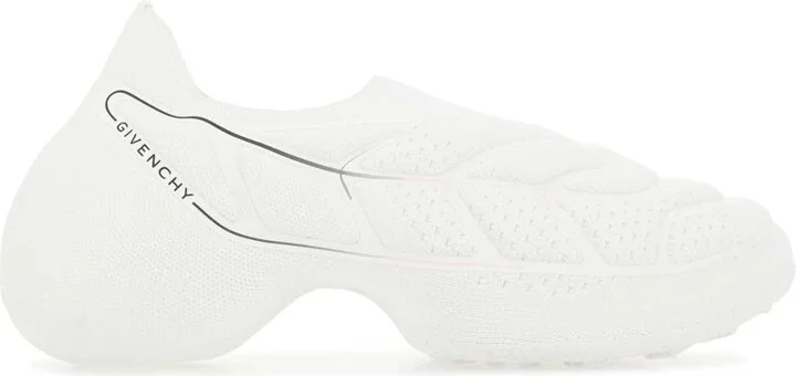 White Fabric Tk-360+ Slip Ons