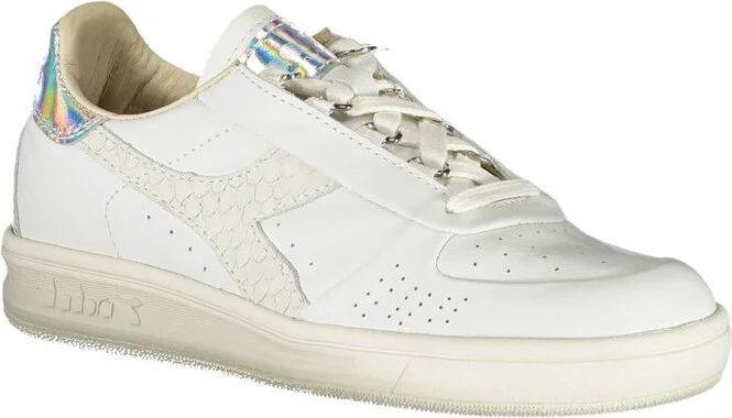 White Fabric Women's Sneaker - Image 2
