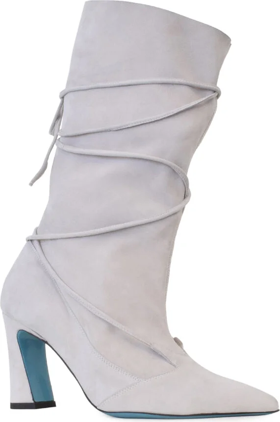 White Fata Mid Calf Boot Ice Cashmere - Image 2