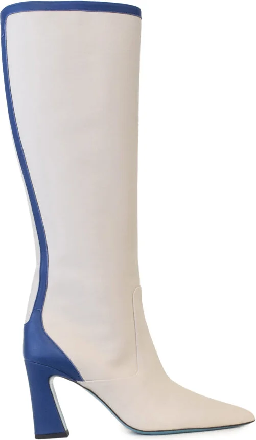 White Frama Tall Boot Foam/Blue Parmasoft