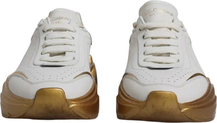 White Gold Daymaster Low Top Sneakers Women's Shoes (Pre-Owned) - Image 2