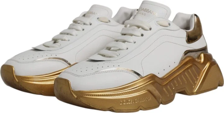 White Gold Daymaster Low Top Sneakers Women's Shoes (Pre-Owned) - Image 4