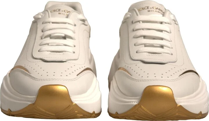 White Gold Daymaster Low Top Sneakers Women's Shoes (Pre-Owned) - Image 2