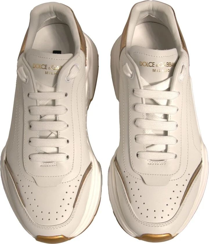 White Gold Daymaster Low Top Sneakers Women's Shoes (Pre-Owned) - Image 3