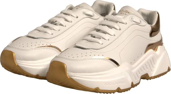 White Gold Daymaster Low Top Sneakers Women's Shoes (Pre-Owned) - Image 4