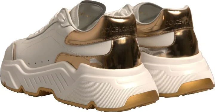 White Gold Daymaster Low Top Sneakers Women's Shoes (Pre-Owned) - Image 5