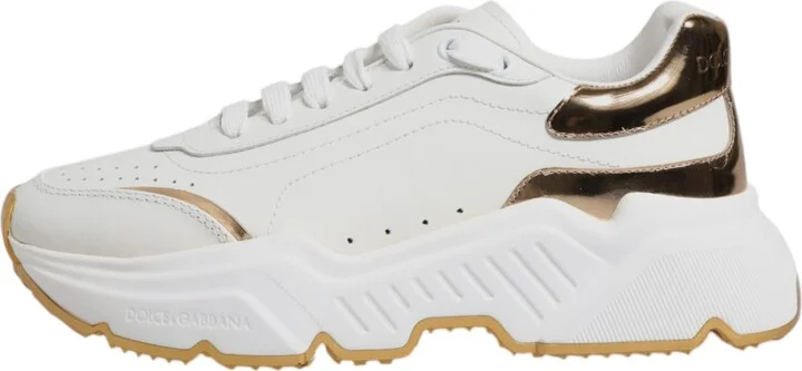 White Gold Daymaster Low Top Sneakers Women's Shoes (Pre-Owned) - Image 6