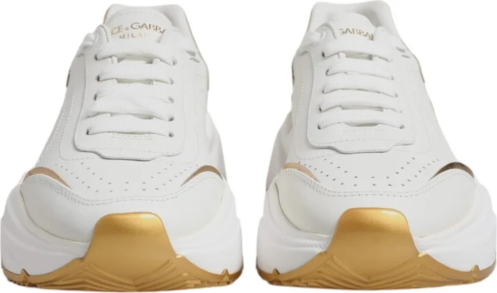 White Gold Daymaster Low Top Sneakers Women's Shoes (Pre-Owned) - Image 2