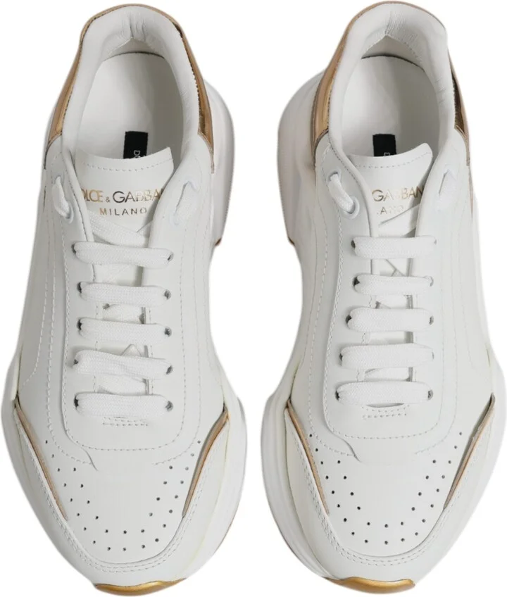 White Gold Daymaster Low Top Sneakers Women's Shoes (Pre-Owned) - Image 3
