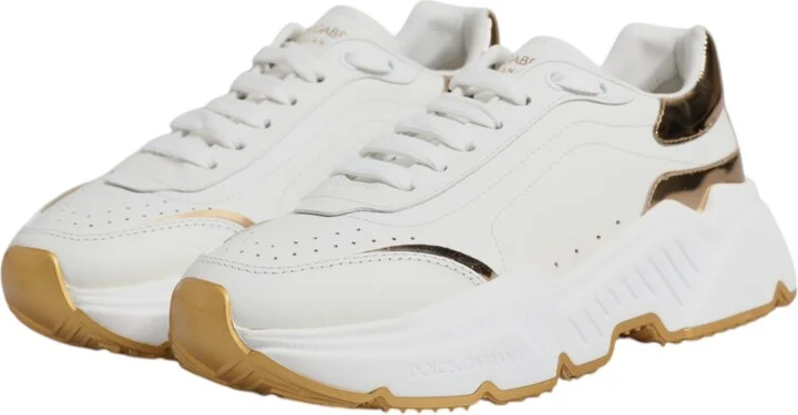White Gold Daymaster Low Top Sneakers Women's Shoes (Pre-Owned) - Image 4