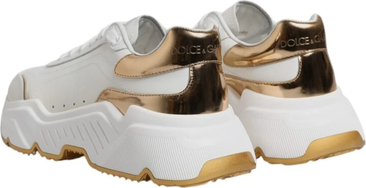 White Gold Daymaster Low Top Sneakers Women's Shoes (Pre-Owned) - Image 5