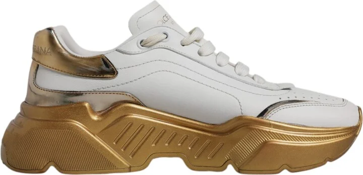 White Gold Daymaster Low Top Sneakers Women's Shoes (Pre-Owned)