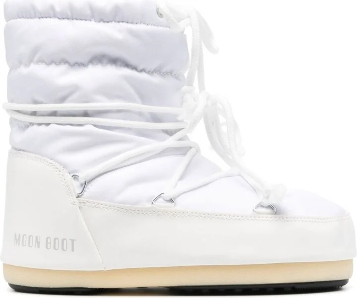 White Icon Light Low Nylon Boots