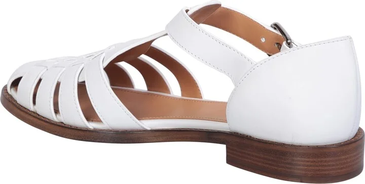 White Kelsey Sandals - Image 3